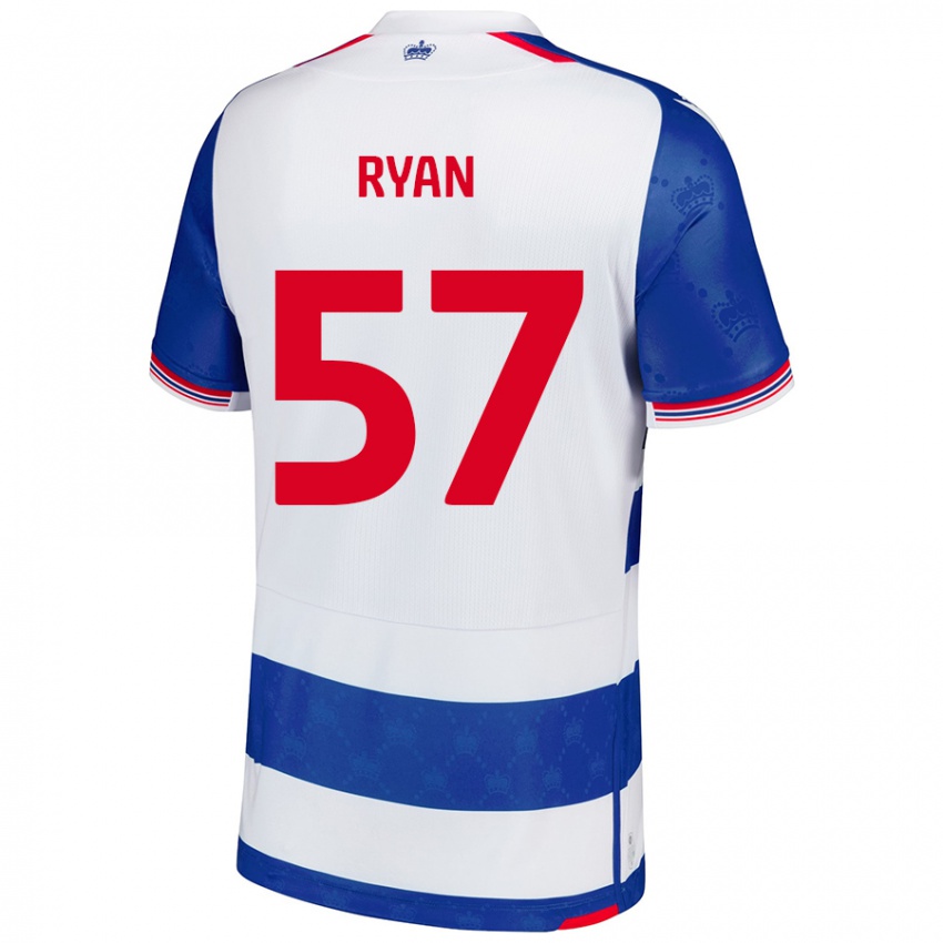 Kinder John Ryan #57 Blau Weiß Heimtrikot Trikot 2024/25 T-Shirt Österreich