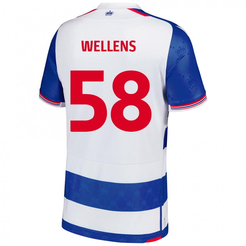 Kinder Charlie Wellens #58 Blau Weiß Heimtrikot Trikot 2024/25 T-Shirt Österreich