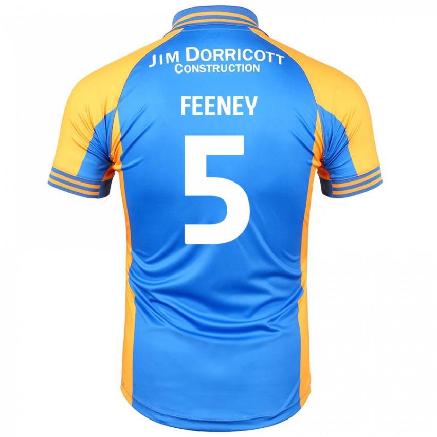 Kinder Morgan Feeney #5 Blau Bernstein Heimtrikot Trikot 2024/25 T-Shirt Österreich