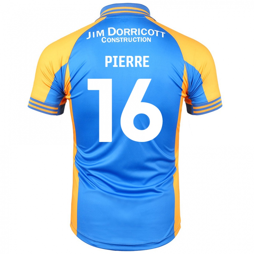 Kinder Aaron Pierre #16 Blau Bernstein Heimtrikot Trikot 2024/25 T-Shirt Österreich