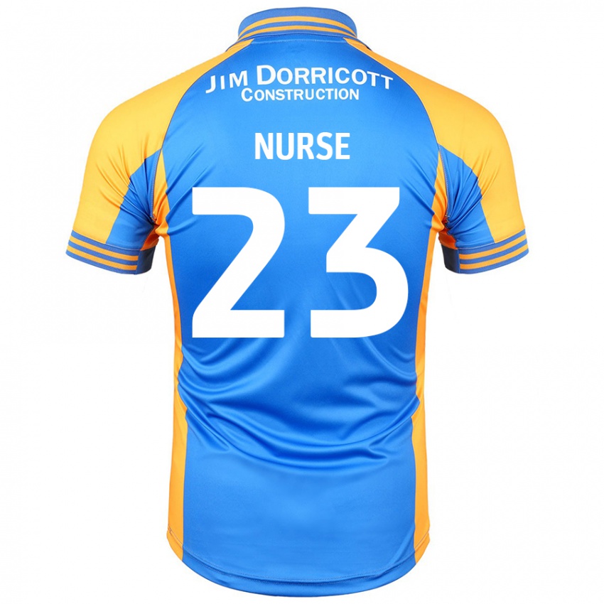 Kinder George Nurse #23 Blau Bernstein Heimtrikot Trikot 2024/25 T-Shirt Österreich