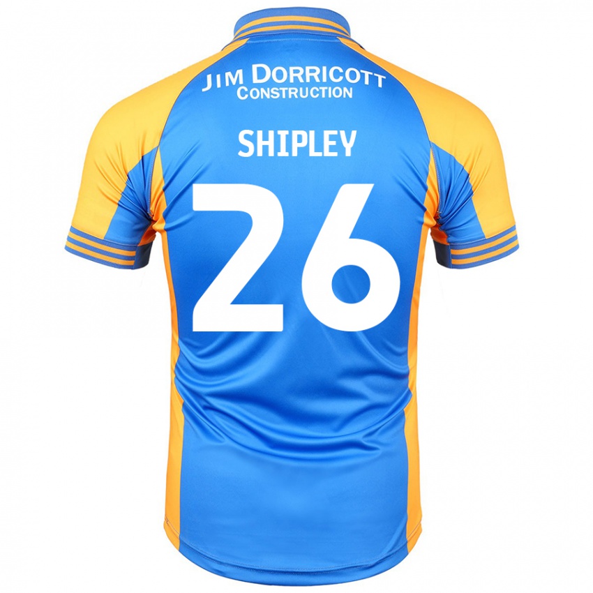 Kinder Jordan Shipley #26 Blau Bernstein Heimtrikot Trikot 2024/25 T-Shirt Österreich