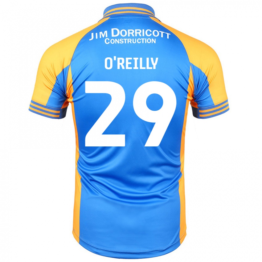 Kinder Tommi O'reilly #29 Blau Bernstein Heimtrikot Trikot 2024/25 T-Shirt Österreich