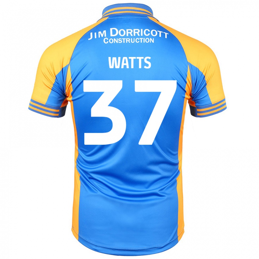 Kinder Harvey Watts #37 Blau Bernstein Heimtrikot Trikot 2024/25 T-Shirt Österreich