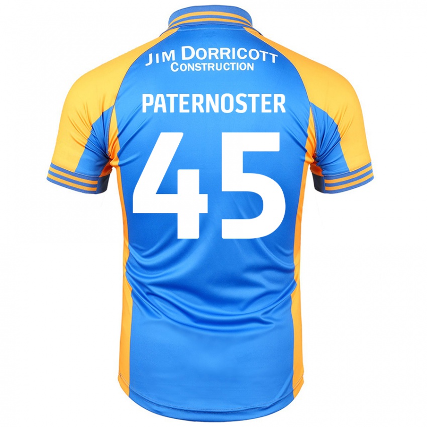 Kinder Vladimir Paternoster #45 Blau Bernstein Heimtrikot Trikot 2024/25 T-Shirt Österreich