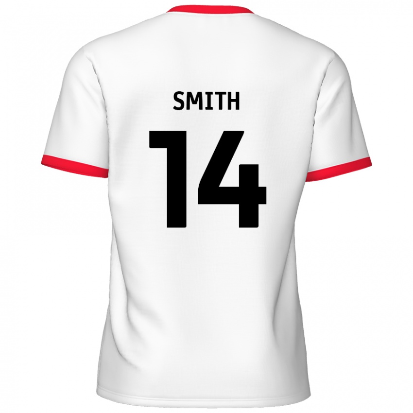 Kinder Kane Smith #14 Weiß Rot Heimtrikot Trikot 2024/25 T-Shirt Österreich