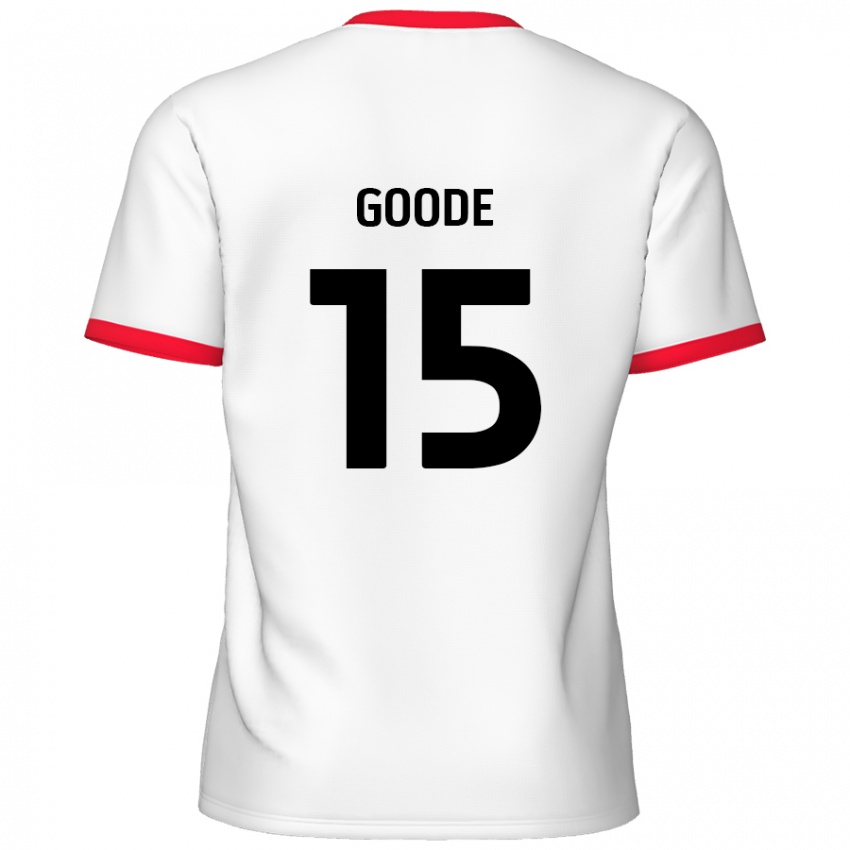 Kinder Charlie Goode #15 Weiß Rot Heimtrikot Trikot 2024/25 T-Shirt Österreich