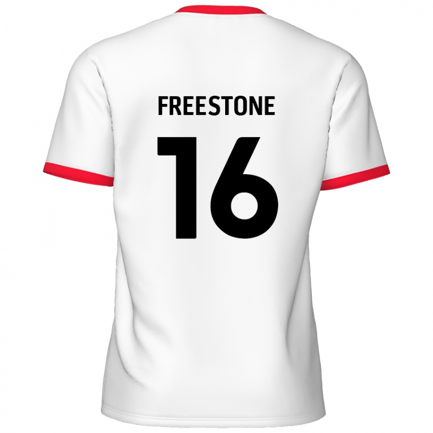 Kinder Lewis Freestone #16 Weiß Rot Heimtrikot Trikot 2024/25 T-Shirt Österreich