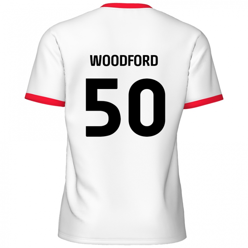 Kinder Max Woodford #50 Weiß Rot Heimtrikot Trikot 2024/25 T-Shirt Österreich