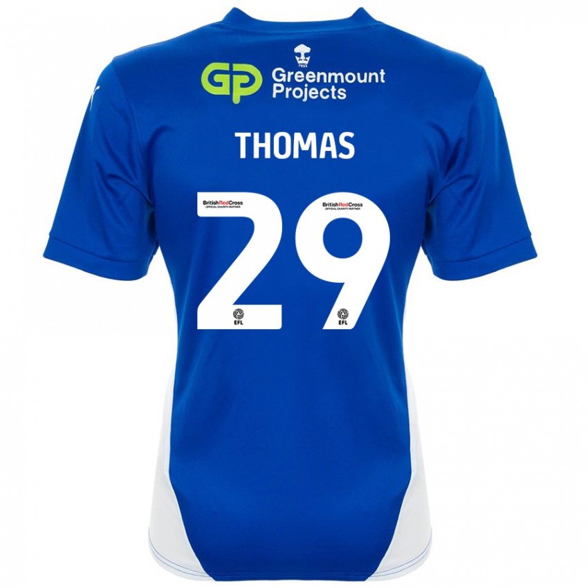 Kinder Silko Thomas #29 Blau Weiß Heimtrikot Trikot 2024/25 T-Shirt Österreich