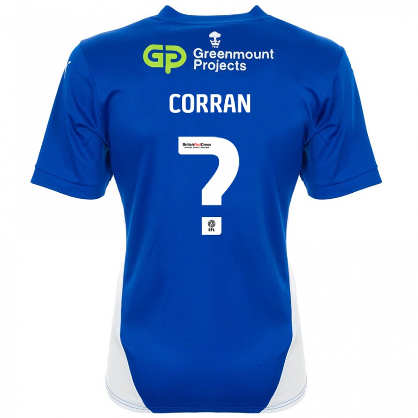 Kinder Matthew Corran #0 Blau Weiß Heimtrikot Trikot 2024/25 T-Shirt Österreich