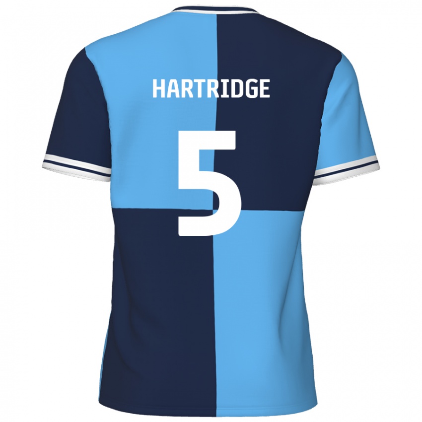 Kinder Alex Hartridge #5 Himmelblau Dunkelblau Heimtrikot Trikot 2024/25 T-Shirt Österreich