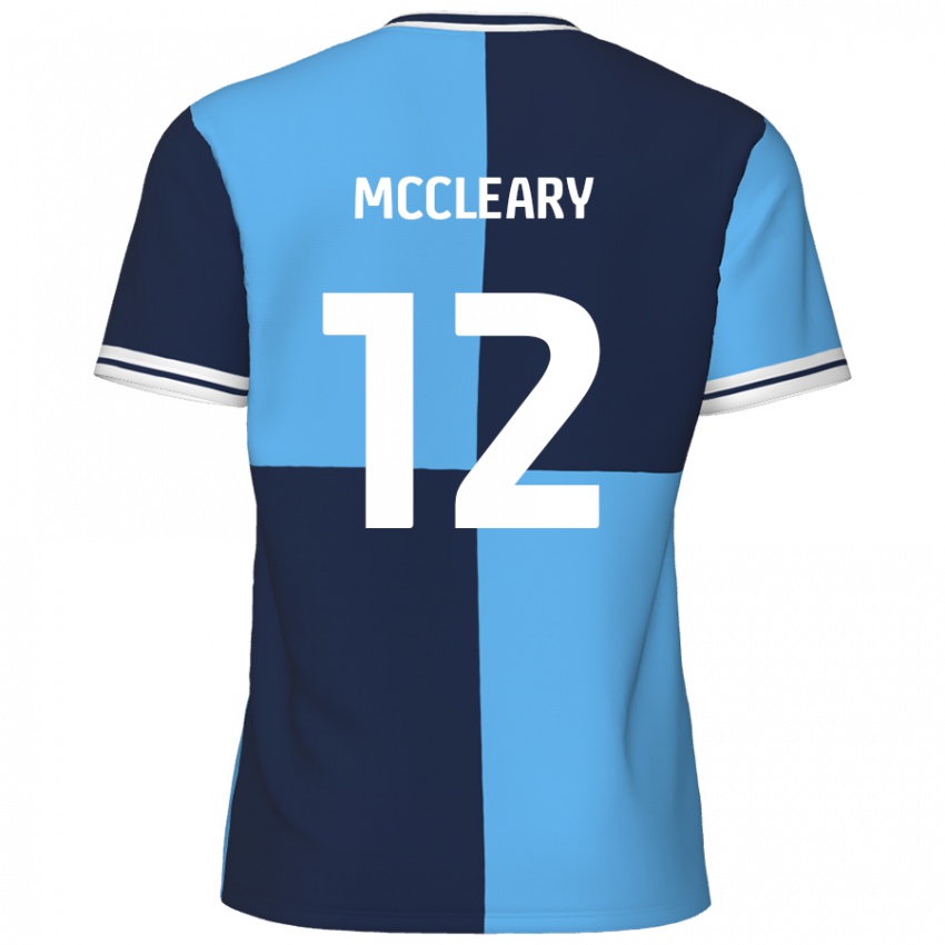 Kinder Garath Mccleary #12 Himmelblau Dunkelblau Heimtrikot Trikot 2024/25 T-Shirt Österreich