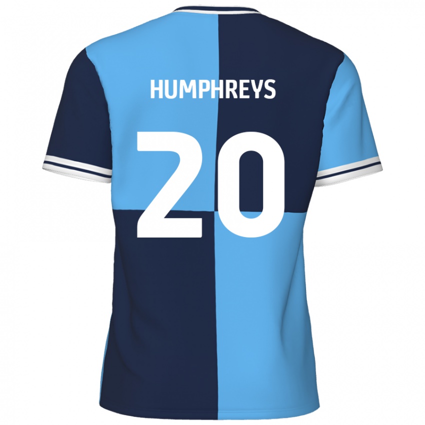 Kinder Cameron Humphreys #20 Himmelblau Dunkelblau Heimtrikot Trikot 2024/25 T-Shirt Österreich