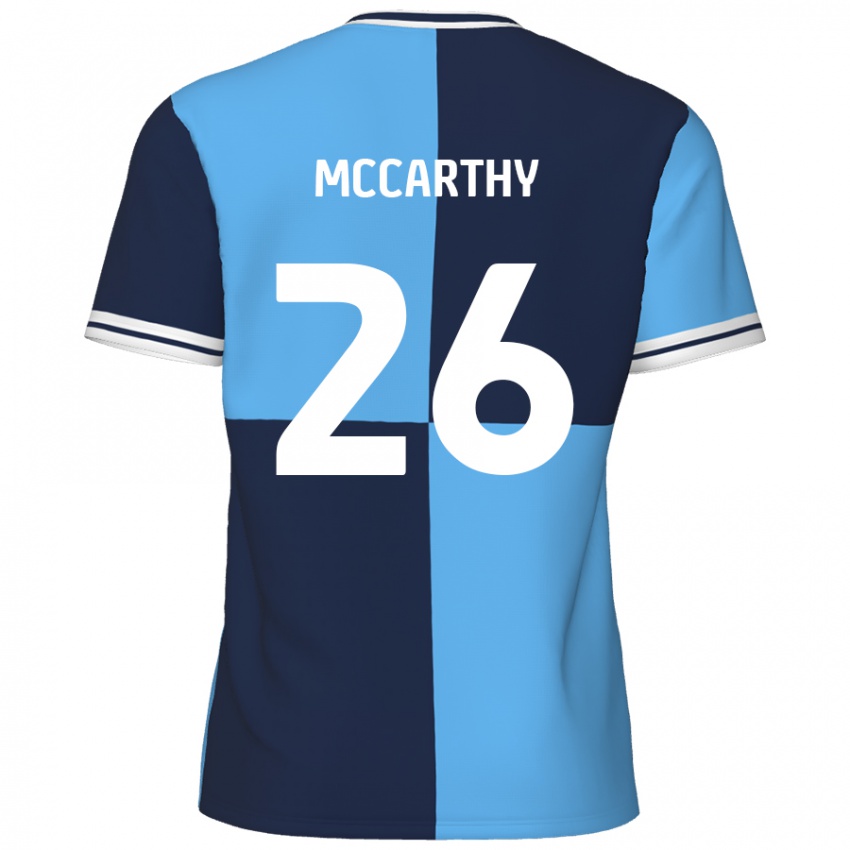 Kinder Jason Mccarthy #26 Himmelblau Dunkelblau Heimtrikot Trikot 2024/25 T-Shirt Österreich