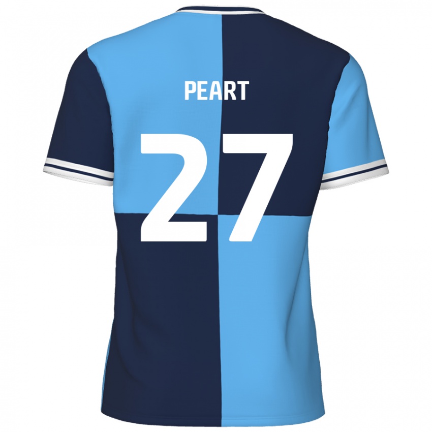 Kinder Brody Peart #27 Himmelblau Dunkelblau Heimtrikot Trikot 2024/25 T-Shirt Österreich