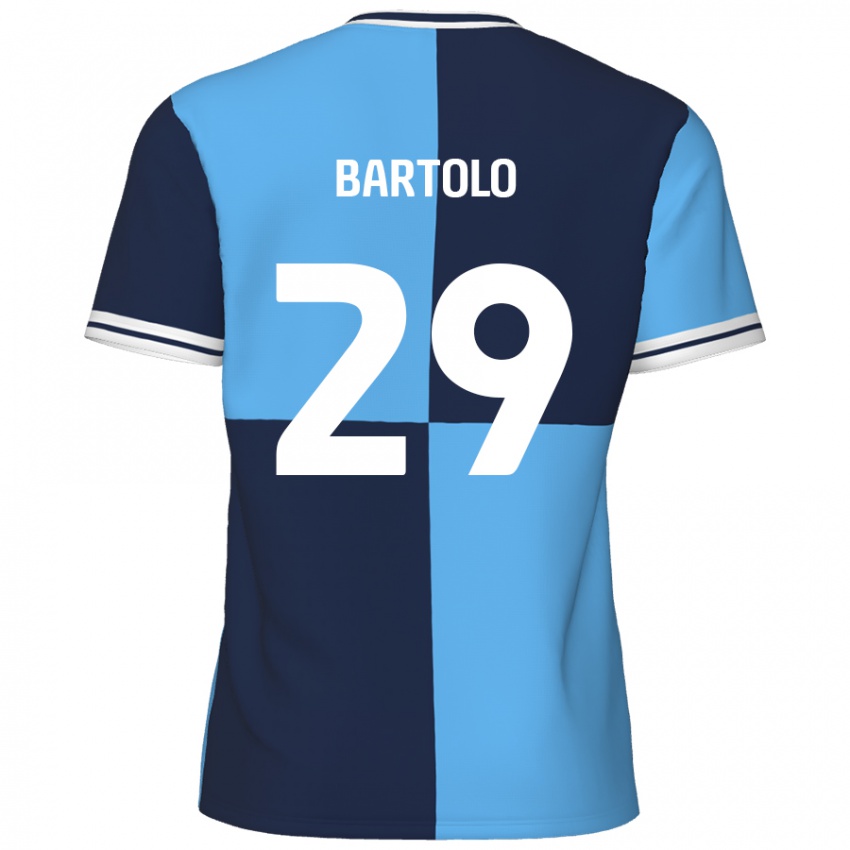 Kinder Jaiden Bartolo #29 Himmelblau Dunkelblau Heimtrikot Trikot 2024/25 T-Shirt Österreich