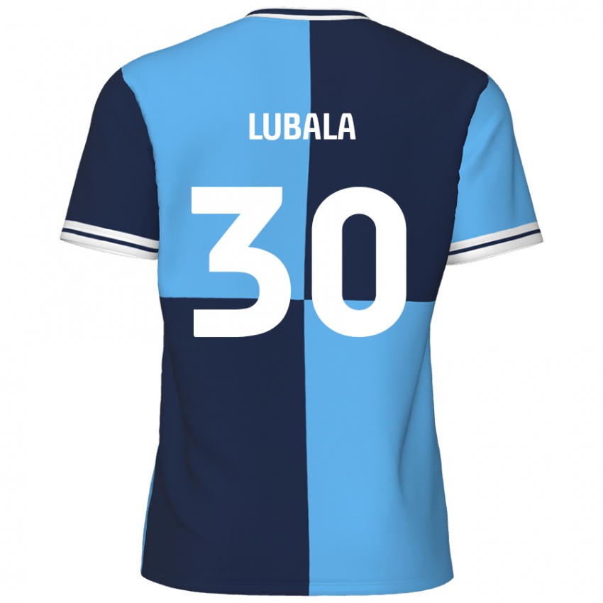 Kinder Bez Lubala #30 Himmelblau Dunkelblau Heimtrikot Trikot 2024/25 T-Shirt Österreich