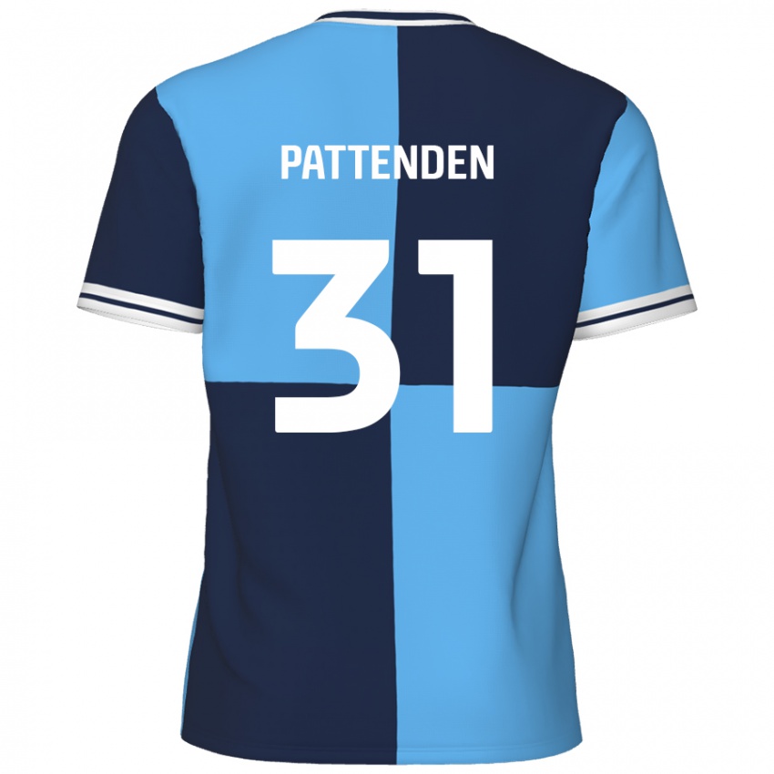 Kinder Jasper Pattenden #31 Himmelblau Dunkelblau Heimtrikot Trikot 2024/25 T-Shirt Österreich