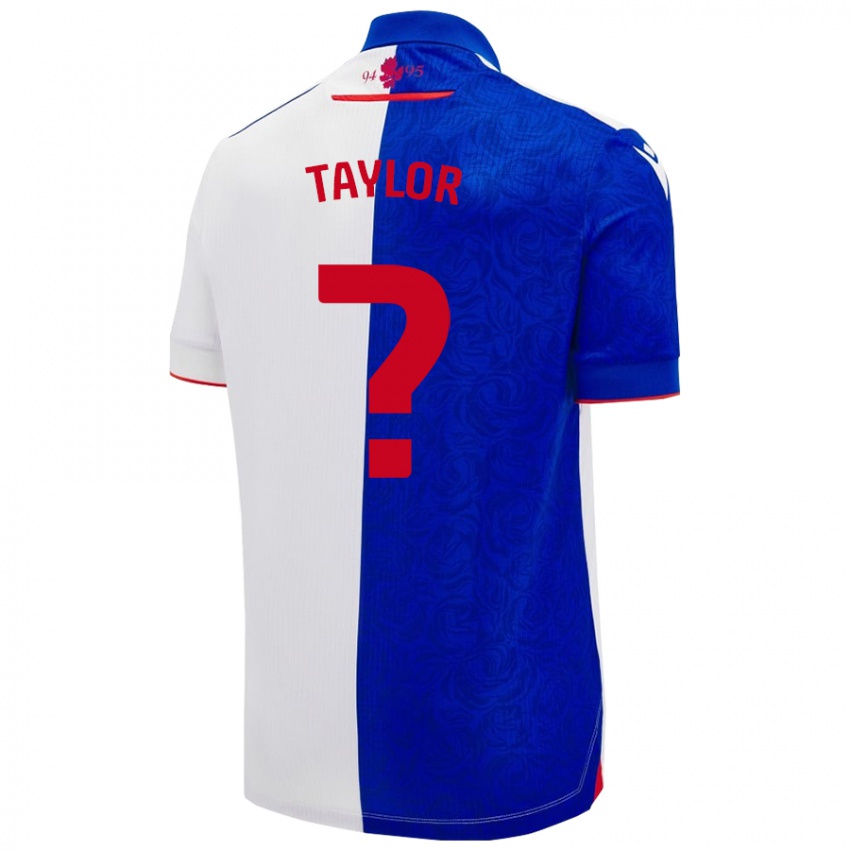 Kinder Bradley Taylor #0 Himmelblau Weiß Heimtrikot Trikot 2024/25 T-Shirt Österreich