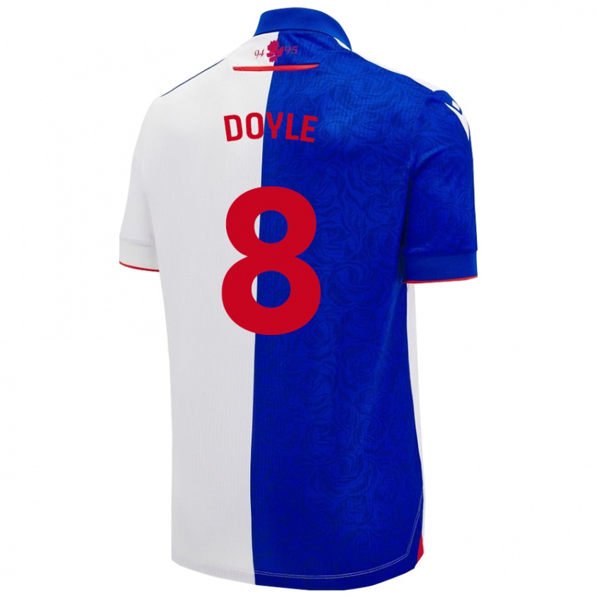 Kinder Emma Doyle #8 Himmelblau Weiß Heimtrikot Trikot 2024/25 T-Shirt Österreich