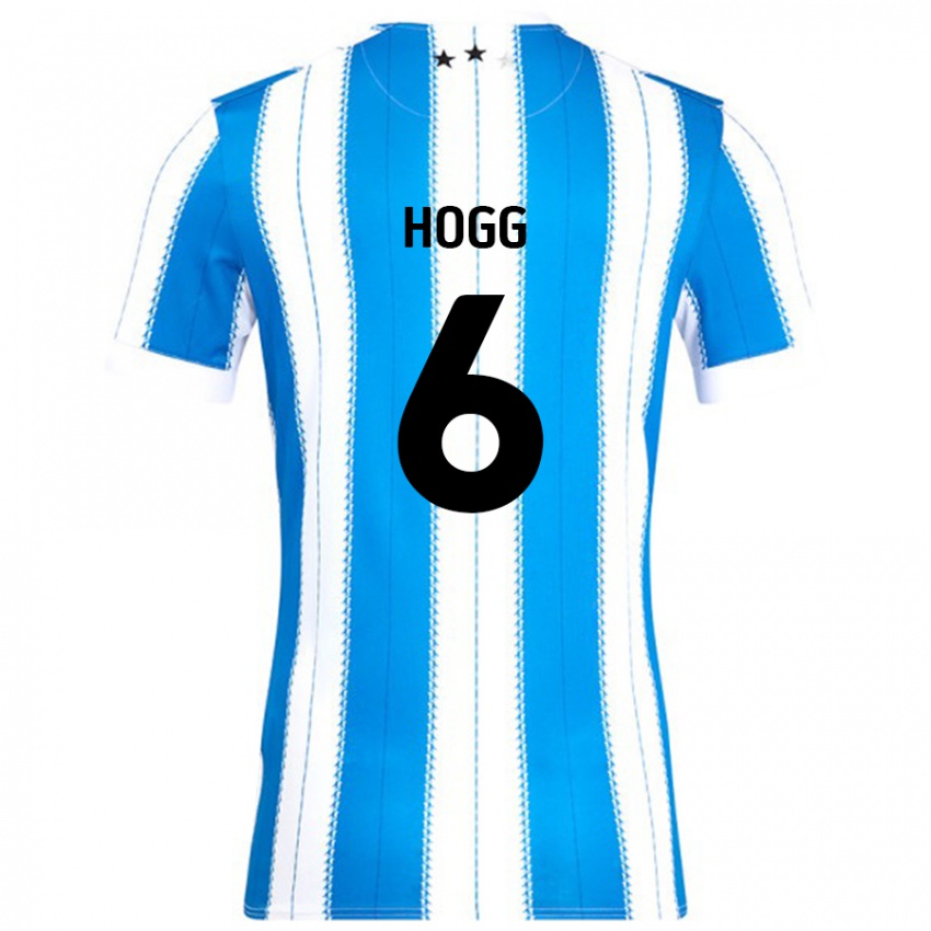 Kinder Jonathan Hogg #6 Blau Weiß Heimtrikot Trikot 2024/25 T-Shirt Österreich