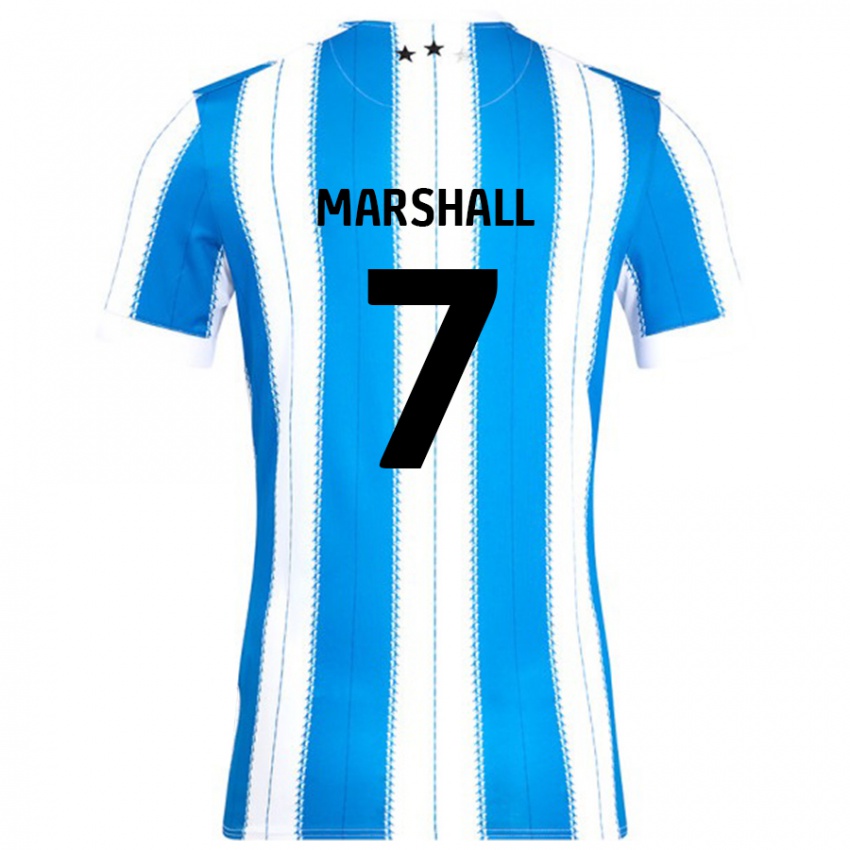 Kinder Callum Marshall #7 Blau Weiß Heimtrikot Trikot 2024/25 T-Shirt Österreich