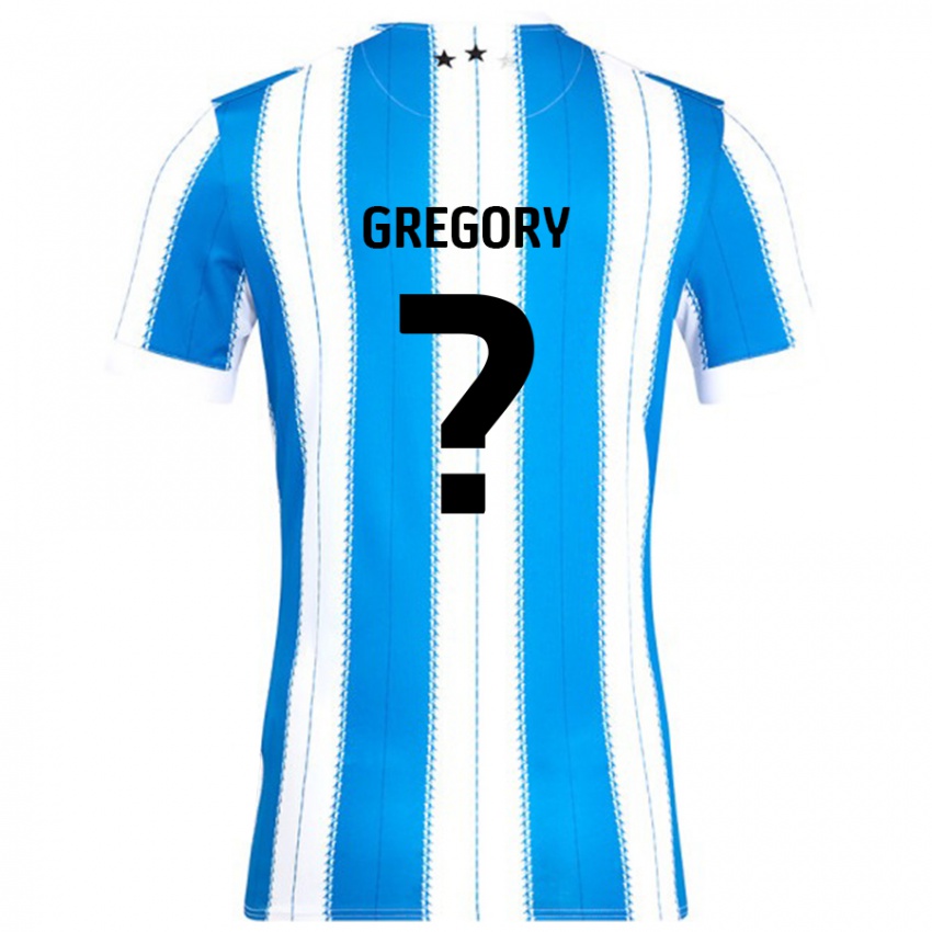 Kinder Anthony Gregory #0 Blau Weiß Heimtrikot Trikot 2024/25 T-Shirt Österreich