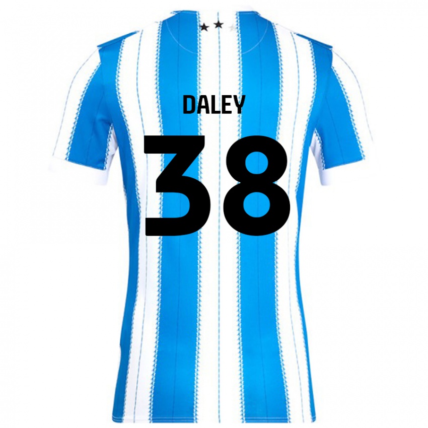 Kinder Luke Daley #38 Blau Weiß Heimtrikot Trikot 2024/25 T-Shirt Österreich