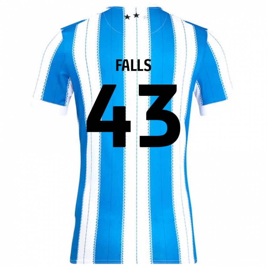 Kinder Conor Falls #43 Blau Weiß Heimtrikot Trikot 2024/25 T-Shirt Österreich