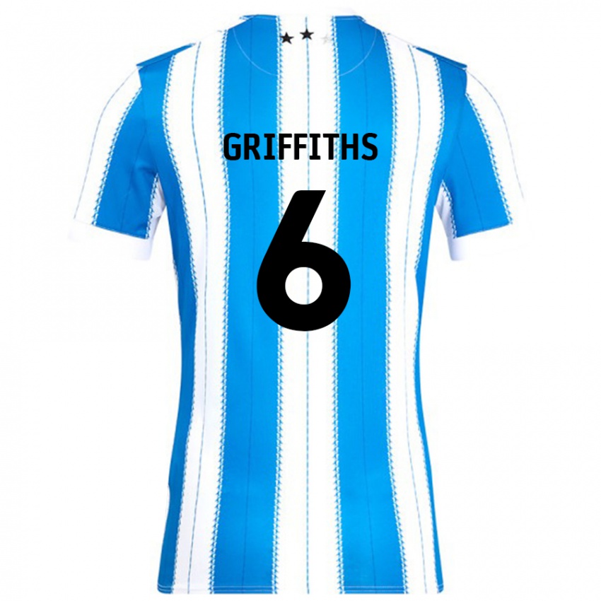 Kinder Lauren Griffiths #6 Blau Weiß Heimtrikot Trikot 2024/25 T-Shirt Österreich