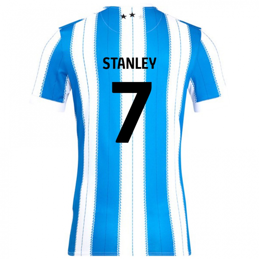 Kinder Katie Stanley #7 Blau Weiß Heimtrikot Trikot 2024/25 T-Shirt Österreich