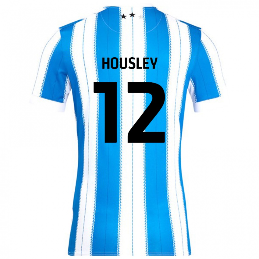 Kinder Autumn Housley #12 Blau Weiß Heimtrikot Trikot 2024/25 T-Shirt Österreich