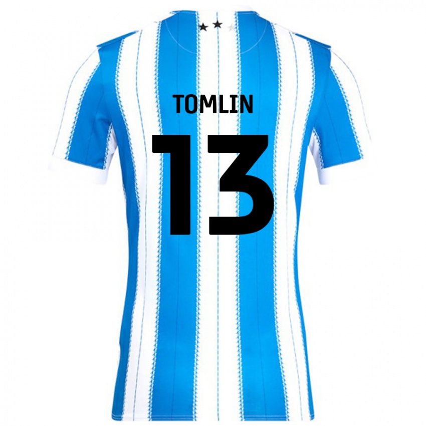 Kinder Phoebe Tomlin #13 Blau Weiß Heimtrikot Trikot 2024/25 T-Shirt Österreich