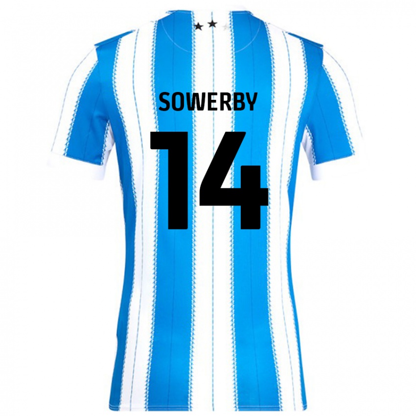 Kinder Lucy Sowerby #14 Blau Weiß Heimtrikot Trikot 2024/25 T-Shirt Österreich