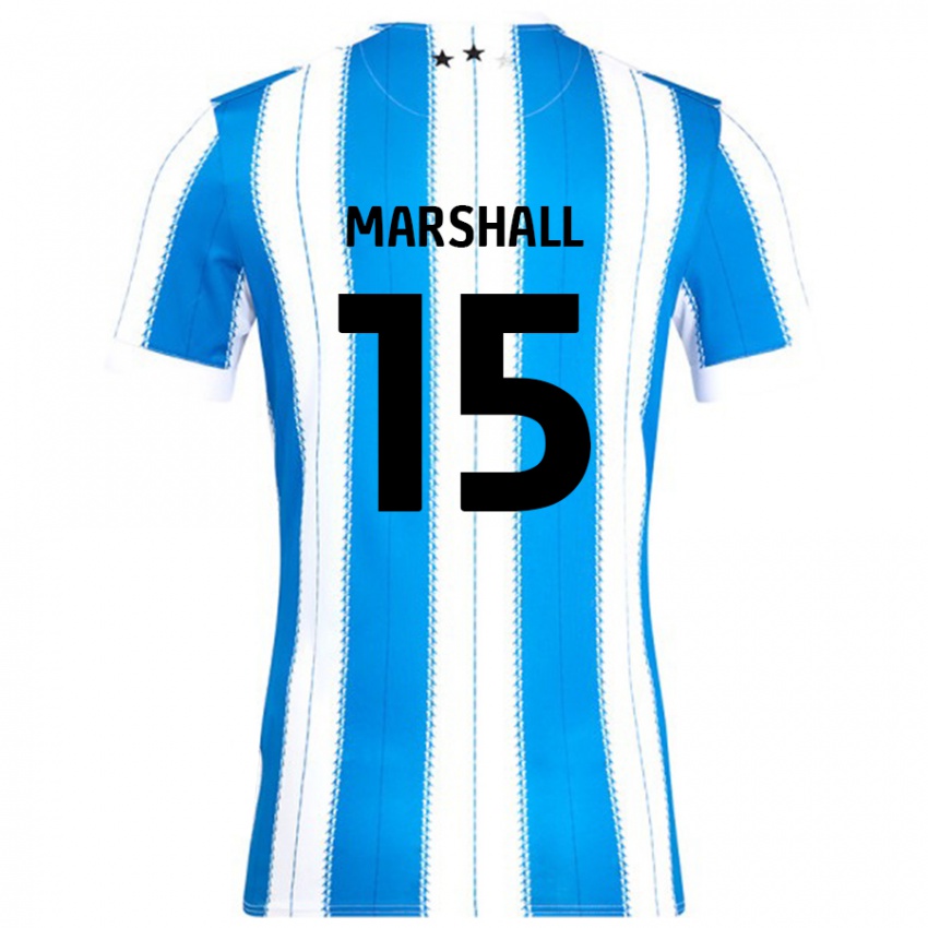 Kinder Georgia Marshall #15 Blau Weiß Heimtrikot Trikot 2024/25 T-Shirt Österreich