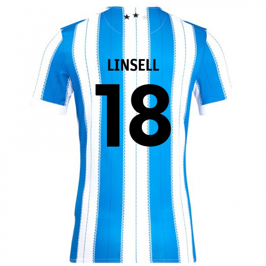 Kinder Alice Linsell #18 Blau Weiß Heimtrikot Trikot 2024/25 T-Shirt Österreich