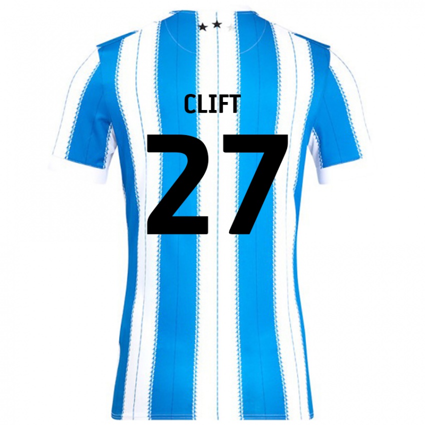 Kinder Cassidy Clift #27 Blau Weiß Heimtrikot Trikot 2024/25 T-Shirt Österreich