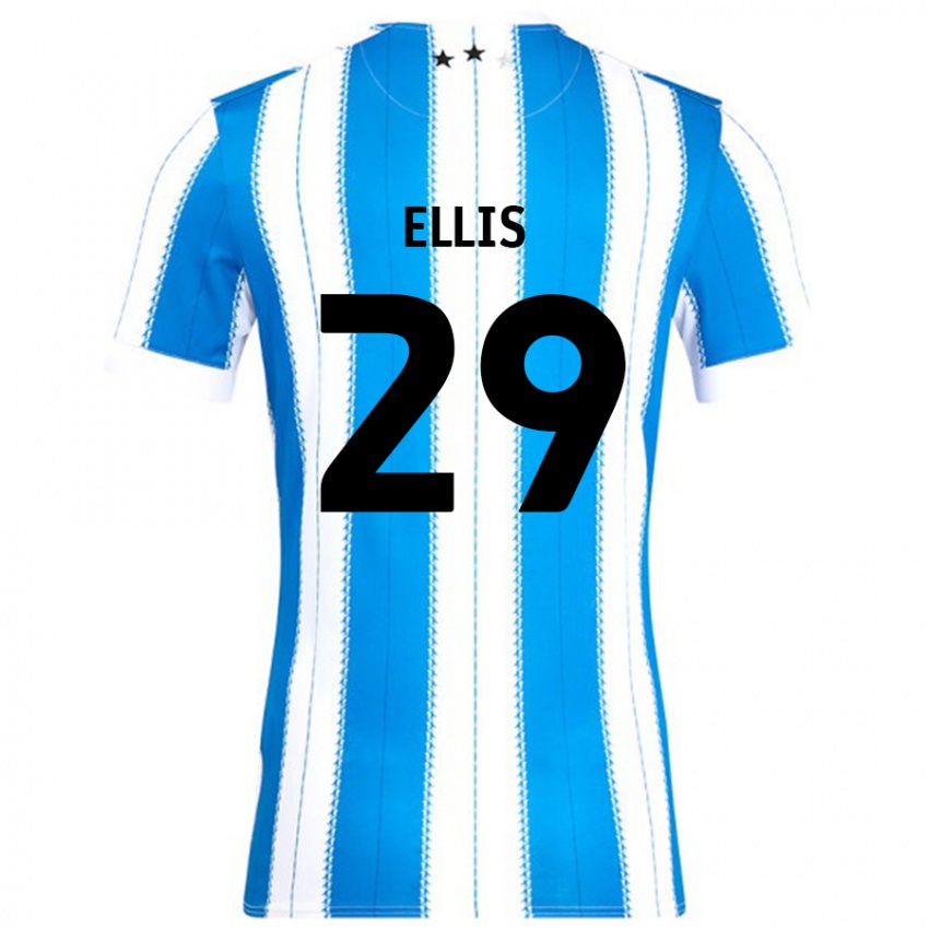 Kinder Molly Ellis #29 Blau Weiß Heimtrikot Trikot 2024/25 T-Shirt Österreich