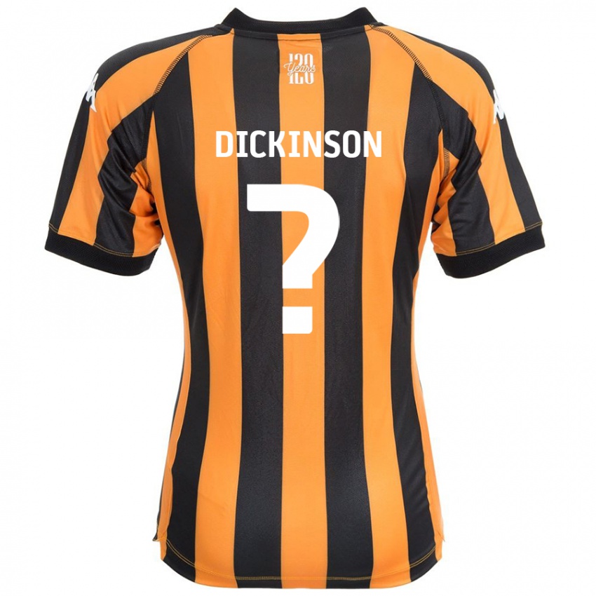 Kinder George Dickinson #0 Schwarz Bernstein Heimtrikot Trikot 2024/25 T-Shirt Österreich