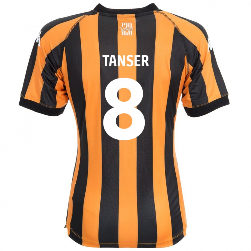 Kinder Ellie Tanser #8 Schwarz Bernstein Heimtrikot Trikot 2024/25 T-Shirt Österreich