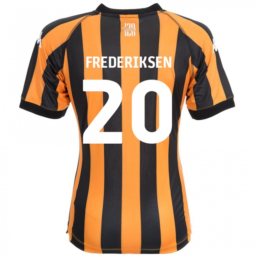 Kinder Abbey Frederiksen #20 Schwarz Bernstein Heimtrikot Trikot 2024/25 T-Shirt Österreich