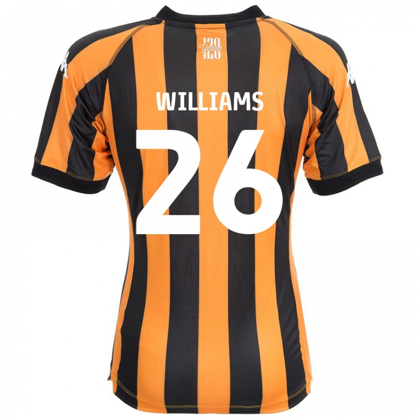 Kinder Annabel Williams #26 Schwarz Bernstein Heimtrikot Trikot 2024/25 T-Shirt Österreich