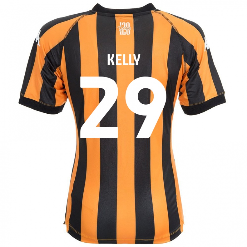 Kinder Ace Kelly #29 Schwarz Bernstein Heimtrikot Trikot 2024/25 T-Shirt Österreich