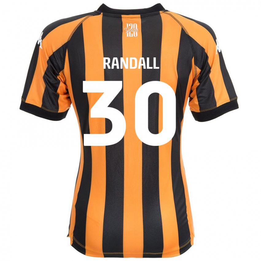 Kinder Jennifer Randall #30 Schwarz Bernstein Heimtrikot Trikot 2024/25 T-Shirt Österreich