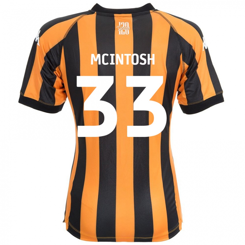 Kinder Lucy Mcintosh #33 Schwarz Bernstein Heimtrikot Trikot 2024/25 T-Shirt Österreich