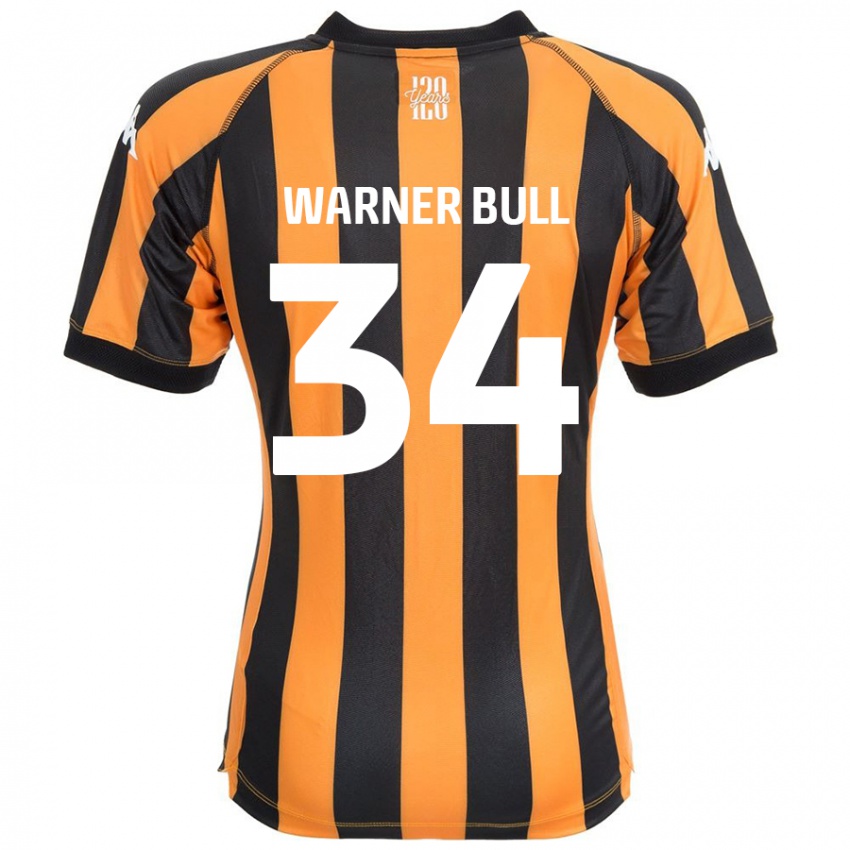 Kinder Lucy Warner-Bull #34 Schwarz Bernstein Heimtrikot Trikot 2024/25 T-Shirt Österreich