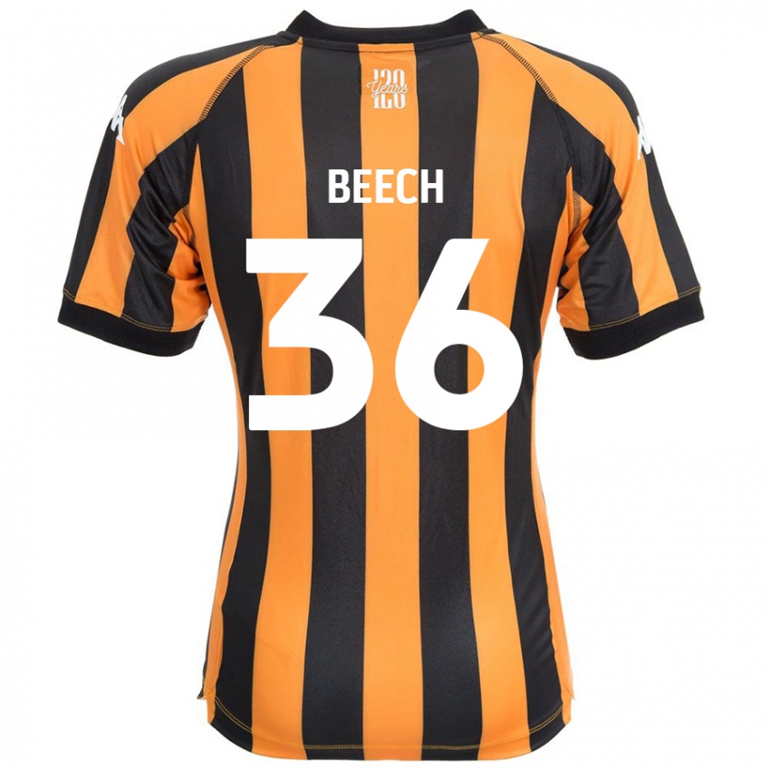 Kinder Amy Beech #36 Schwarz Bernstein Heimtrikot Trikot 2024/25 T-Shirt Österreich