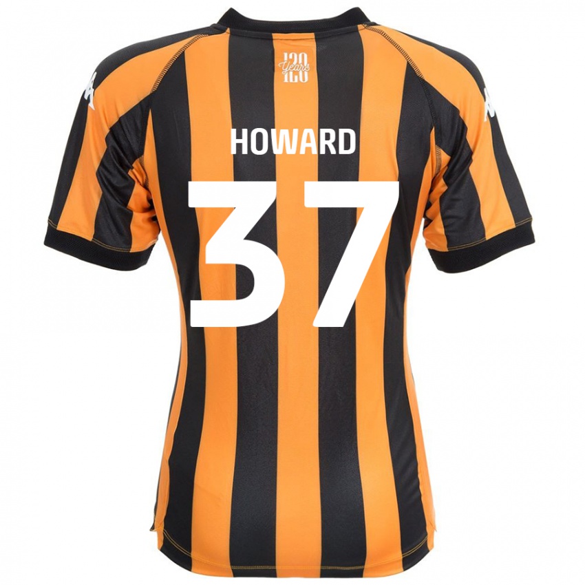 Kinder Scarlet Howard #37 Schwarz Bernstein Heimtrikot Trikot 2024/25 T-Shirt Österreich