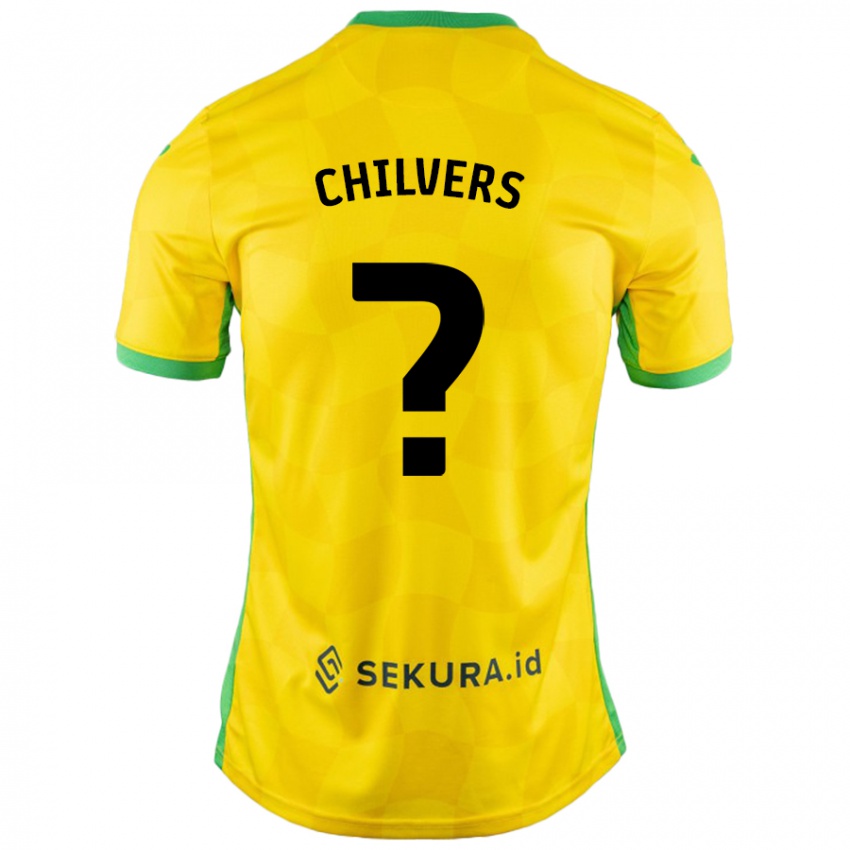 Kinder Toby Chilvers #0 Gelb Grün Heimtrikot Trikot 2024/25 T-Shirt Österreich